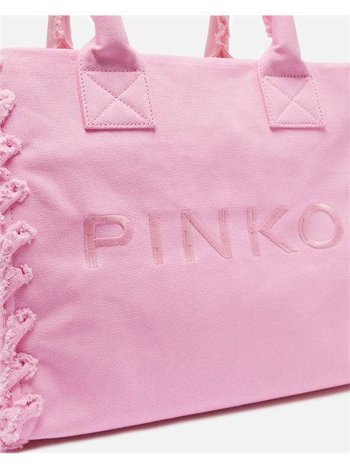 Beach Shopper in canvas riciclato PINKO | 100782A1WQ/N78Q